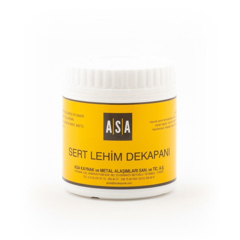Gümüş Kaynak Dekapanı ASA-FLO (500 Gr) + Gümüş Kaynak Teli %40 2 mm (5 Adet)