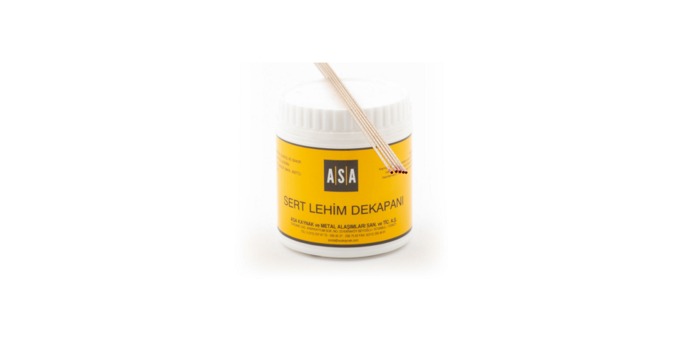 Gümüş Kaynak Dekapanı ASA-FLO (500 Gr) + Gümüş Kaynak Teli  %30 2 mm (5 Adet)