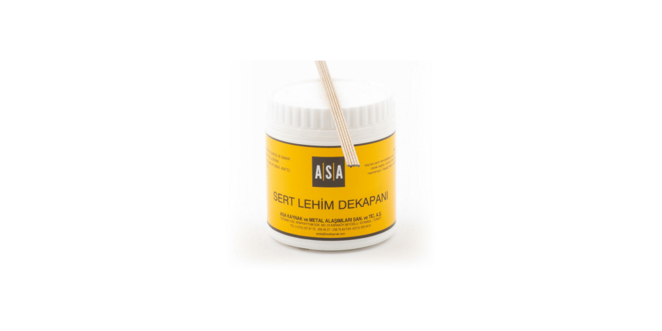 Gümüş Kaynak Dekapanı ASA-FLO (500 Gr) + Gümüş Kaynak Teli %10 2 mm (5 Adet)